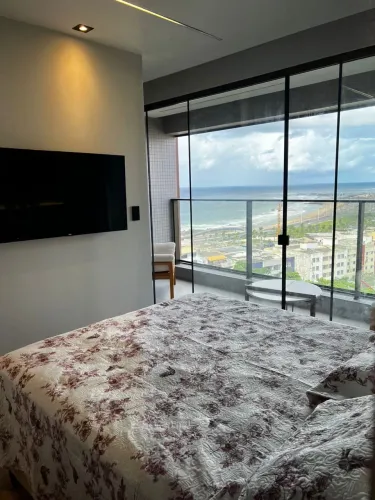 ApartamentoPorteira fechada 35 m² | Reformado | Vista para o mar | Porteira fechada