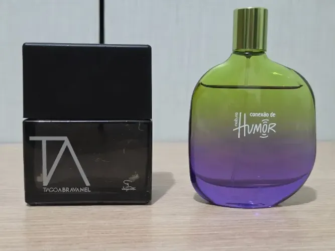 Perfumes Natura Conexão Humor e Jequiti Tiago Abravanel