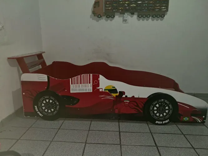 CAMA INFANTIL CARRINHO DE CORRIDA