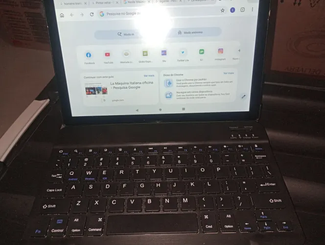 Tablete Android Seminovo na Caixa 