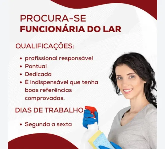 Procura-se empregada doméstica