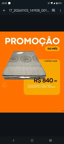 Colchão casal Bellatrix 100% espumas D45 suporta 150kg pessoa / pague na entrega