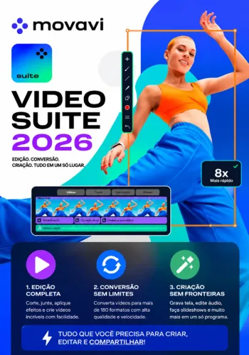 Movavi Video Suite 2026 - Editor de vídeo Profissional