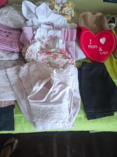 Lote menina 44 peças 0 a 3 anos