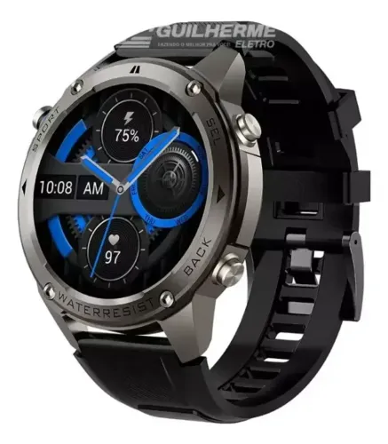 Relógios Smartwatch Brave Prova D'água 50m Gps Strava 10 Dias Bateria