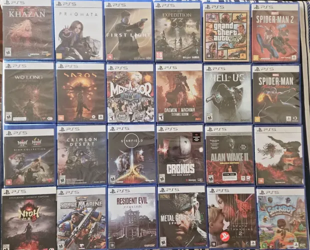 Jogos ps5 lacrados