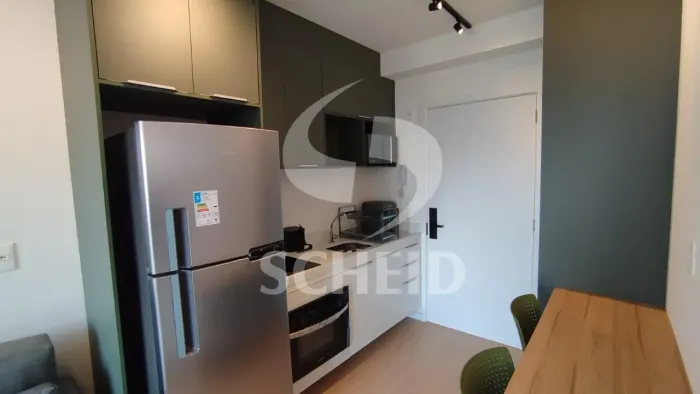 Apartamento Claris Moema mobiliado para locação, 1 quarto, 1 suíte.