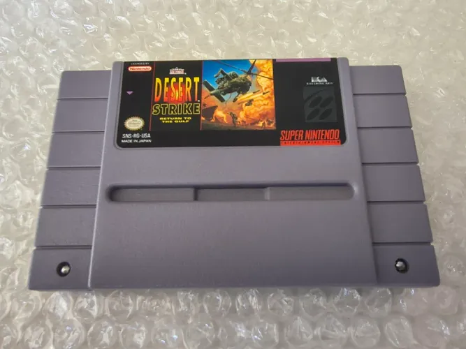 Desert Strike Return to the Gulf Original Super Nintendo SNES