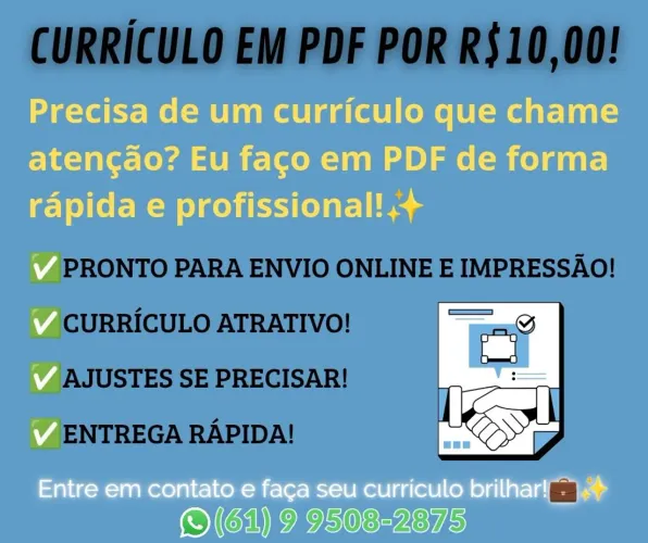 CURRÍCULO ATRATIVO