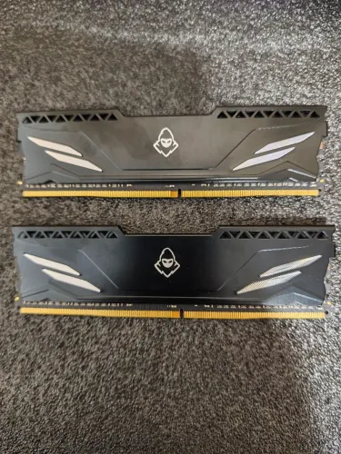 Kit Memória RAM 16GB (2x8GB) DDR4 3200MHz Mancer Dantalion Z Preta