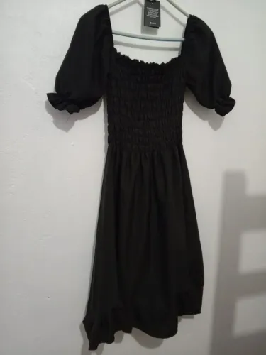 Vestido longo preto vestido feminino tamanho M