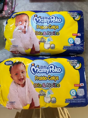 Fralda - Calça MamyPoko tamanho G 60 unidades