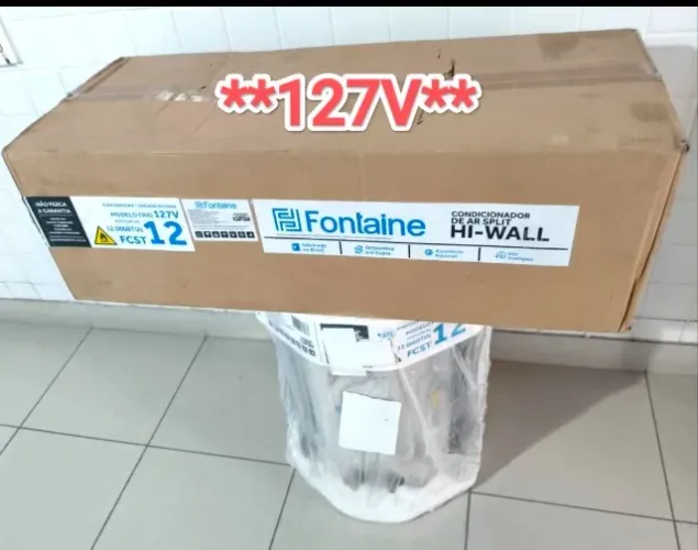 Ar Split Fontaine 12000 BTUs + **127V** +  NOVO + Nota + Garantia + Cartão 12x*!!  