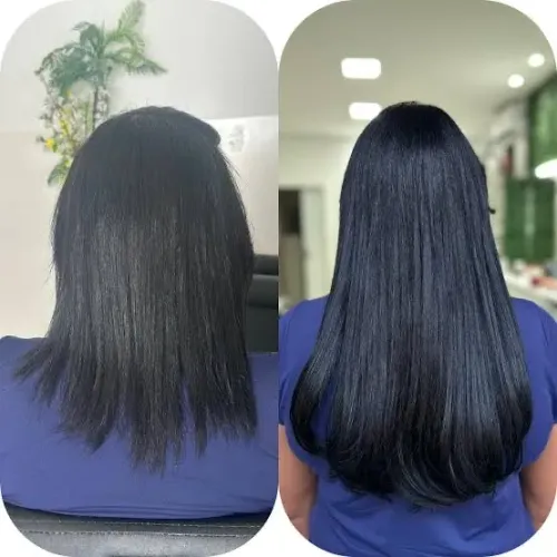 Aplique mega Hair Tic Tac 55cm 100% humano