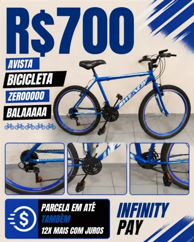Bicicleta Aro 26 Semi-Nova (Zera)