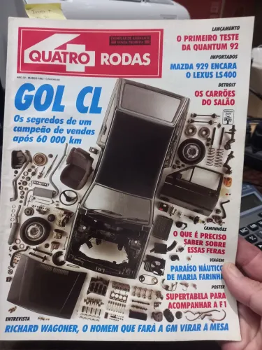 Revista quatro rodas edição Gol CL
