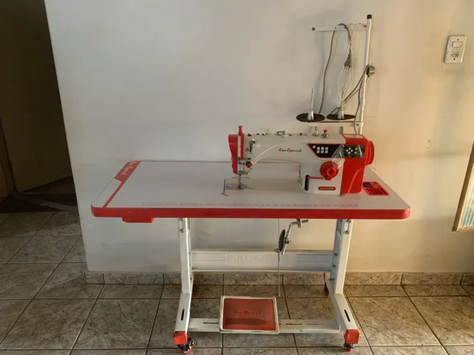 Máquina eletrônica SUN SPECIAL SS18D-4 direct Drive, corta linha