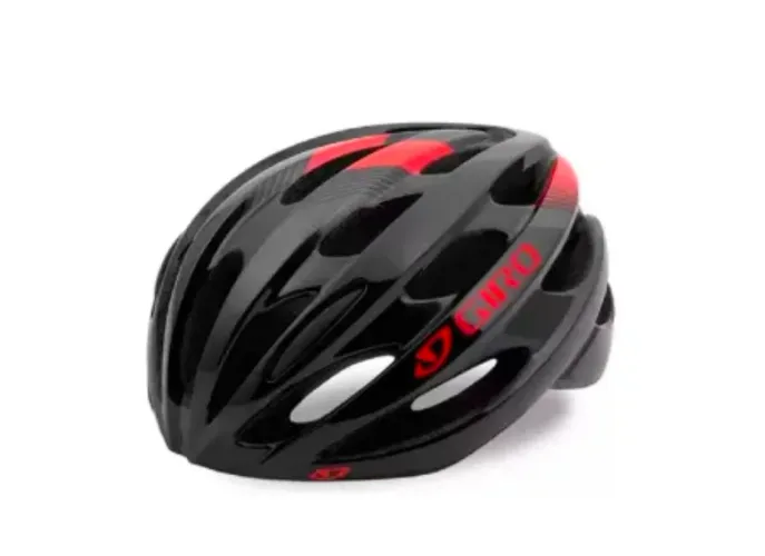 Capacete Giro vermelho e preto