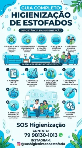Higienização de Estofados