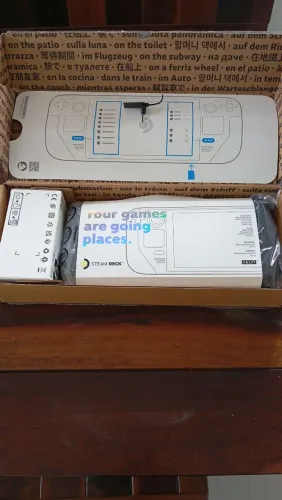 STEAM DECK 512 GIGAS COM MICRO SD 128 E DOCK