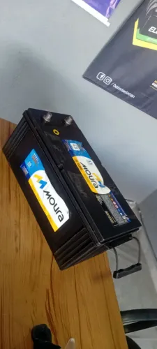 Bateria moura 180ah semi-nova 