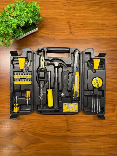 Kit Ferramentas 200 Peças Novo Maleta Completa Casa Oficina Martelo Alicate Chaves