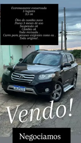 Hyundai Santa Fe GLS 3.5 V6 4X4 Tiptronic 2012