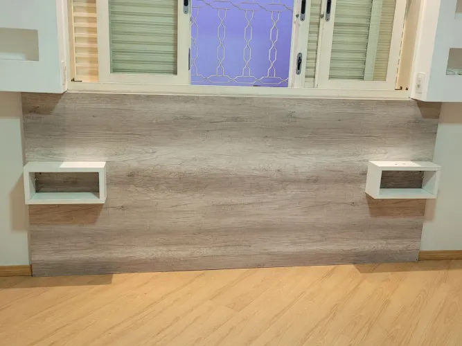 Cabeceira de cama queen + painel de TV