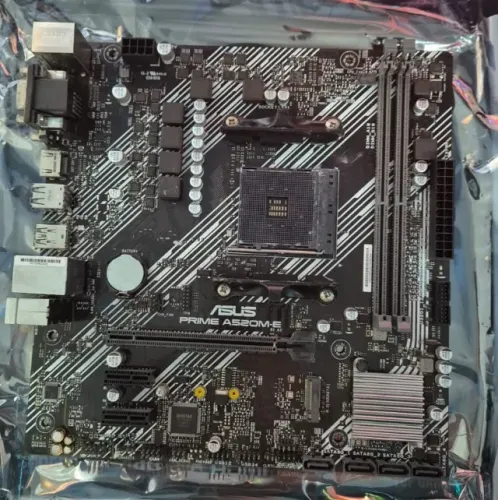 Placa Mãe Mb Am4 Matx Asus Prime A520m-a Ii Ddr4 Preto