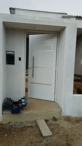 Portão Branco Alumínio Sob medida