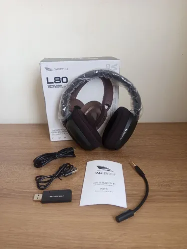 Headset Gamer SmailWolf L80 - Novo, Lacrado