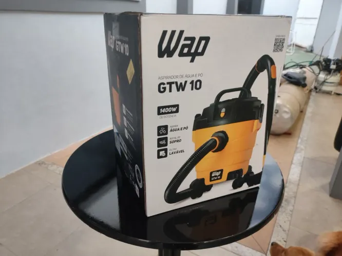 Aspirador de pó e água WAP GTW 10. NOVO, LACRADO NA CAIXA NUNCA USADO.