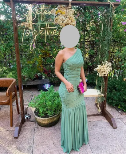 Vestido de festa Verde Oliva