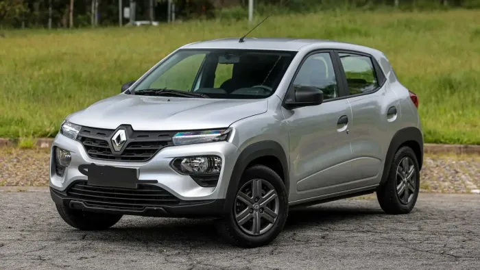 Carro kwid prata- aluguel promessa de venda