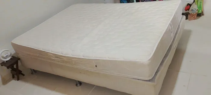 Cama de casal box Ortobom 