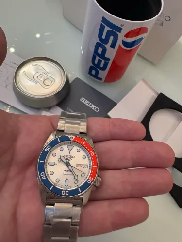Seiko Pepsi série limitada NOVO SEM USO 1/7000 no mundo!