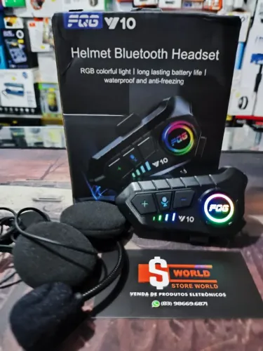 * Intercomunicador Bluetooth para Capacete - Loja Store World