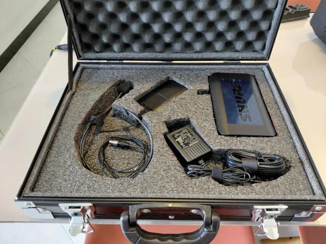 Microfone Shure headset sem fio