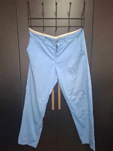 MadeInFrance Calça azul algodão tam. 48