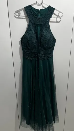 Vestido Longo de Festa Verde Esmeralda
