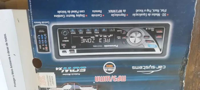 Rádio automotivo Panasonic.....novo !!!!!