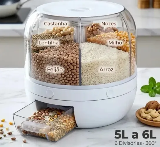 Dispenser de alimentos 6 repartições