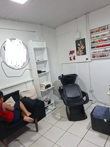 Um salão de beleza