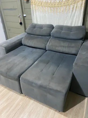 Sofá 2 lugares retrátil e reclinável