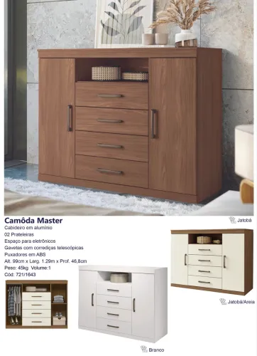 Cômoda Master - Promoção 