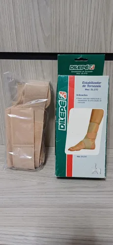 Estabilizador Tornizelo tam GG Esquerdo bege novo