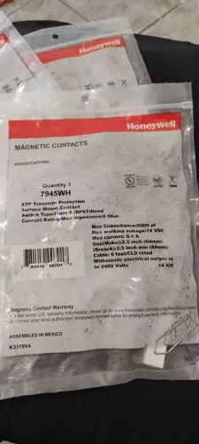 Vendo 4 lote sensores magnéticos honeywell alarme novos