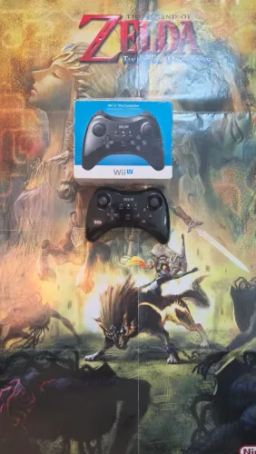 Controle Nintendo Wii U pro controller original original