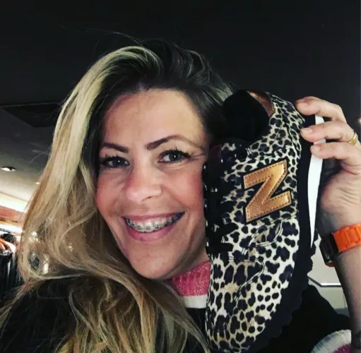 Tênis New balance & Animale coleção exclusiva animal print