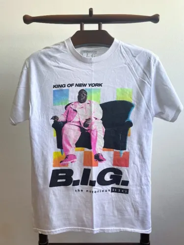 Camiseta Notorious B.I.G Hip-hop Rap tamanho M